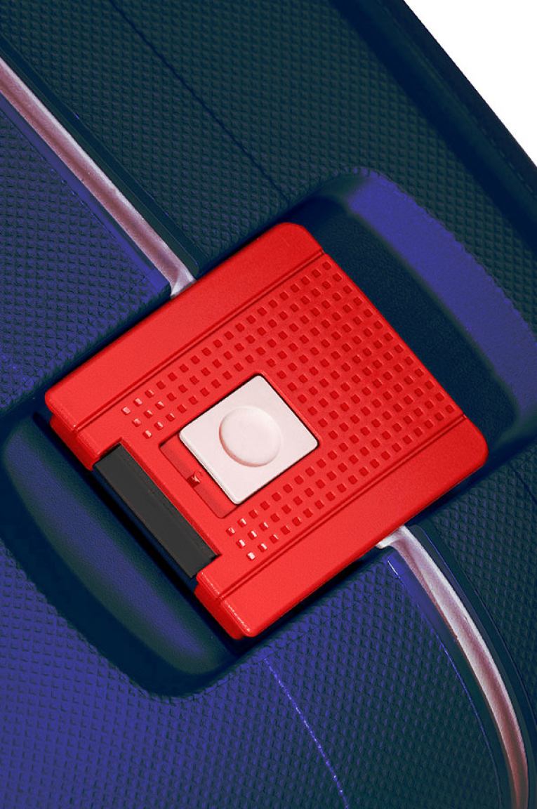 Samsonite S'Cure Flugkofffer 69cm navy blue/capri red