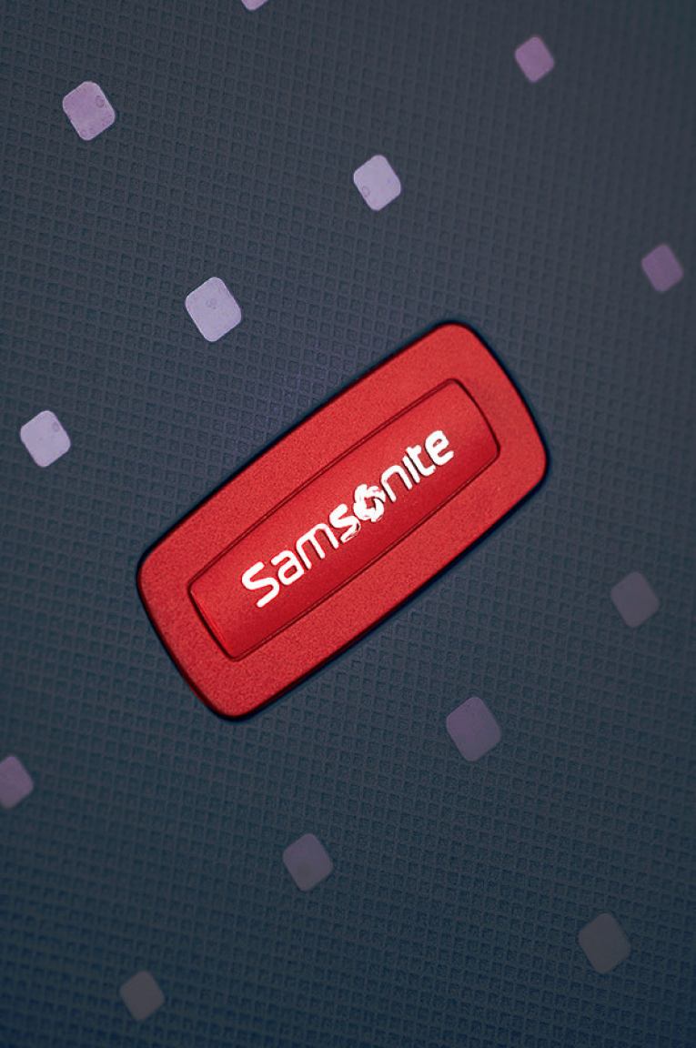 Samsonite S'Cure Flugkofffer 69cm navy blue/capri red