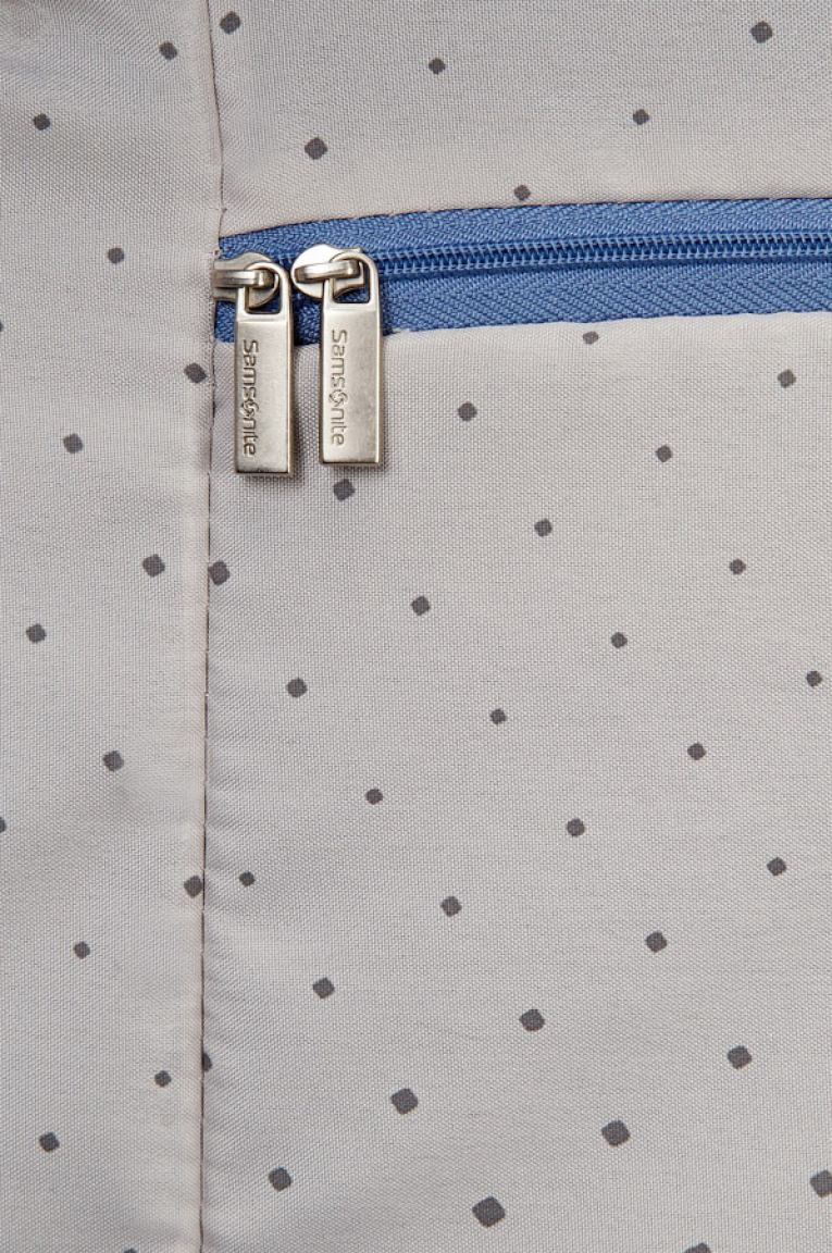 Samsonite S'Cure Handgepäck Trolley 55cm blau mit rot