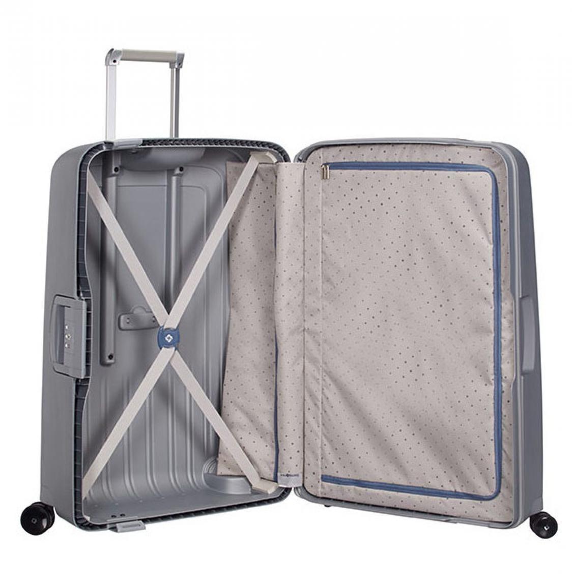 Samsonite SCure Hartschalenkoffer silver
