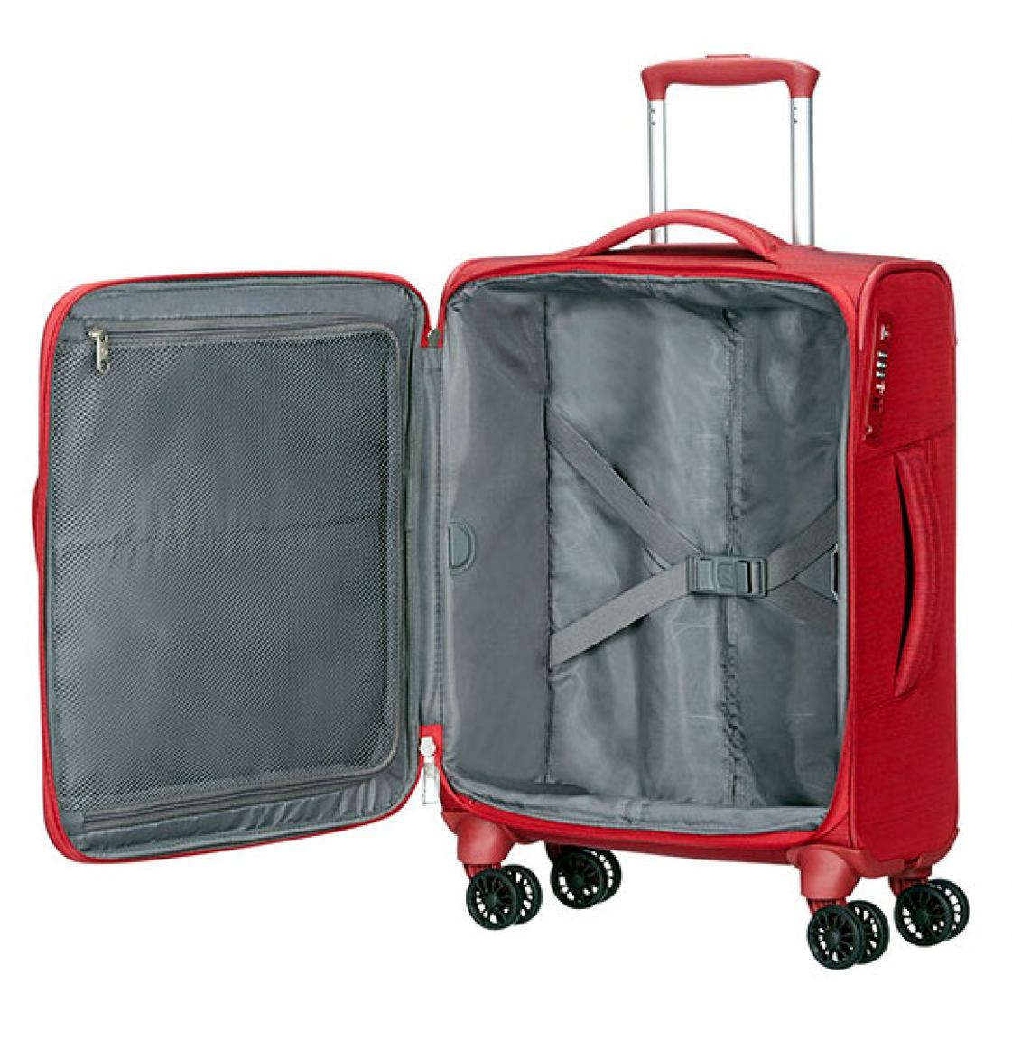 Samsonite Spark Handgepäcktrolley new red (rot meliert)