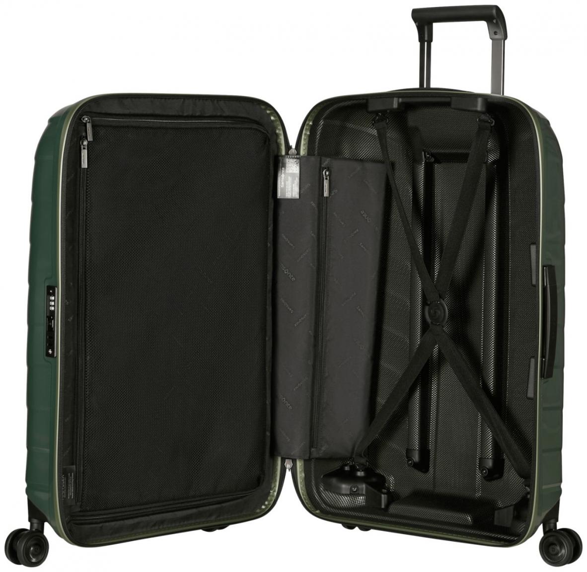 Samsonite Trolley Reiskoffer Attrix M 69cm Basil Green