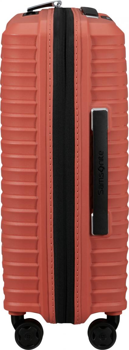 Samsonite Upscape erweiterbarer Bordtrolley Spinner S 55cm EXP Clay orangerot