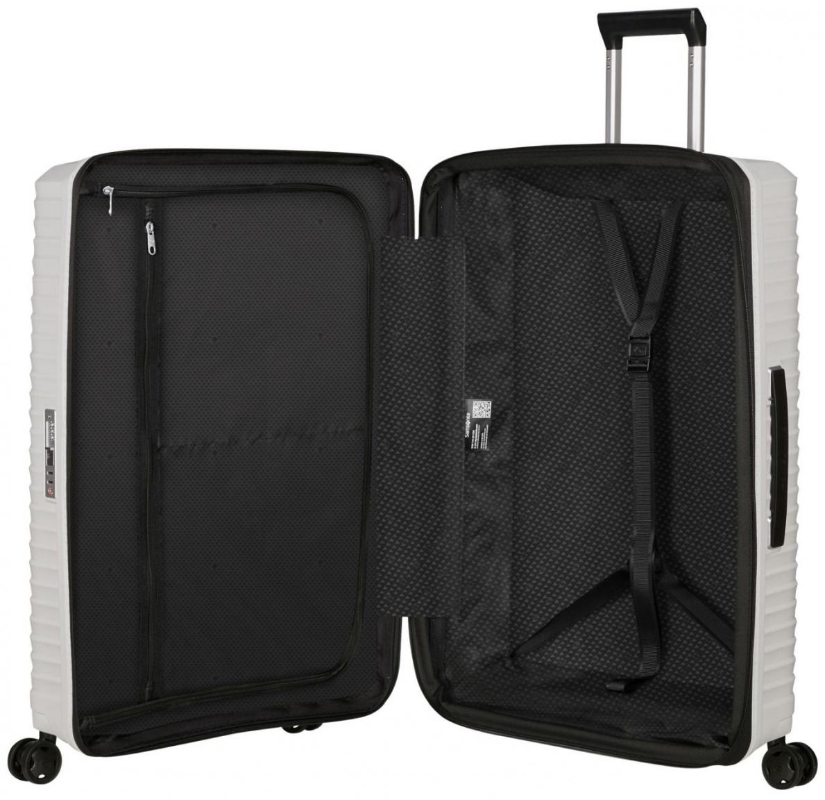 Samsonite Urlaubskoffer weiß Upscape Spinner L 75cm Cloud White