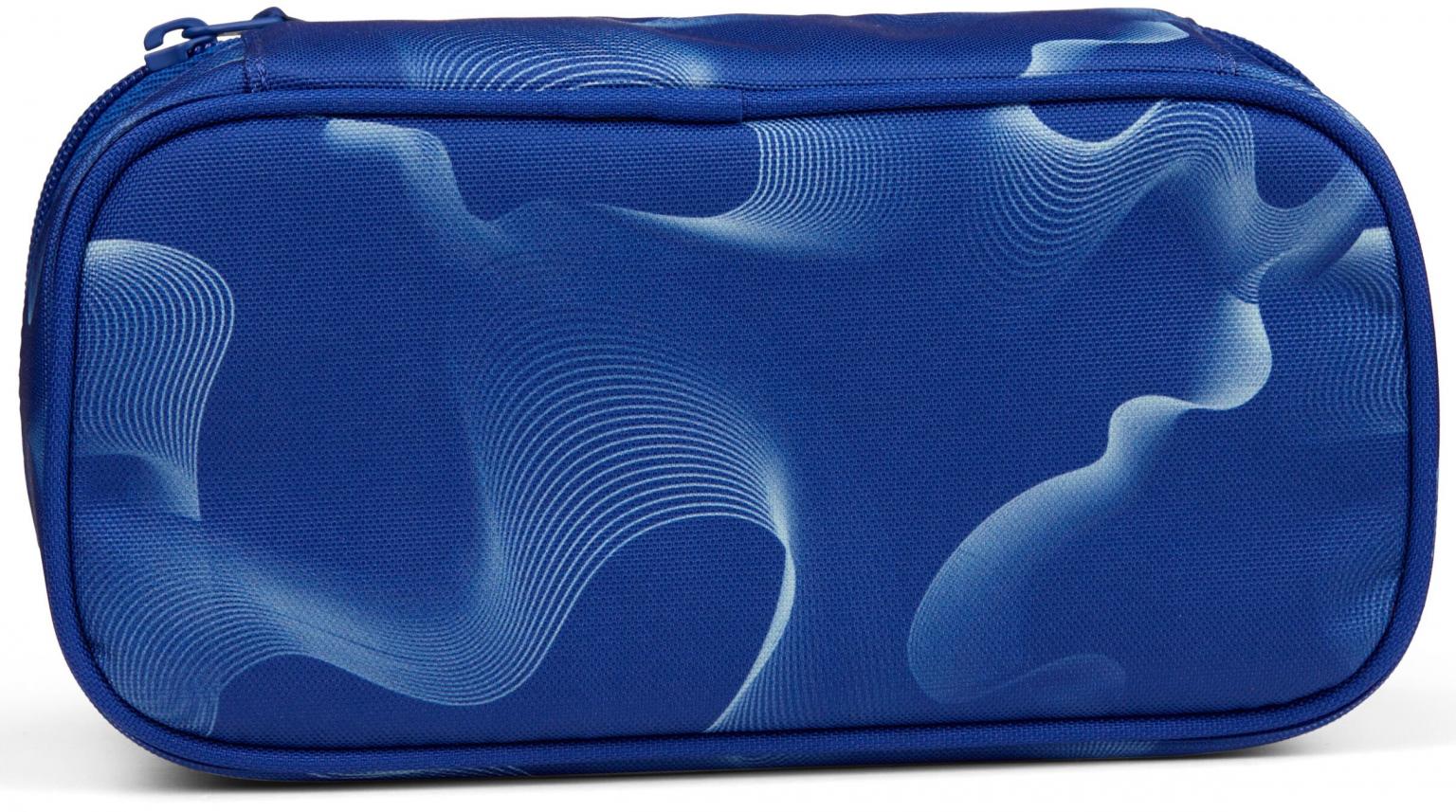 Satch Federpennal Vibrant Blue Geodreieck Stundenplan blau