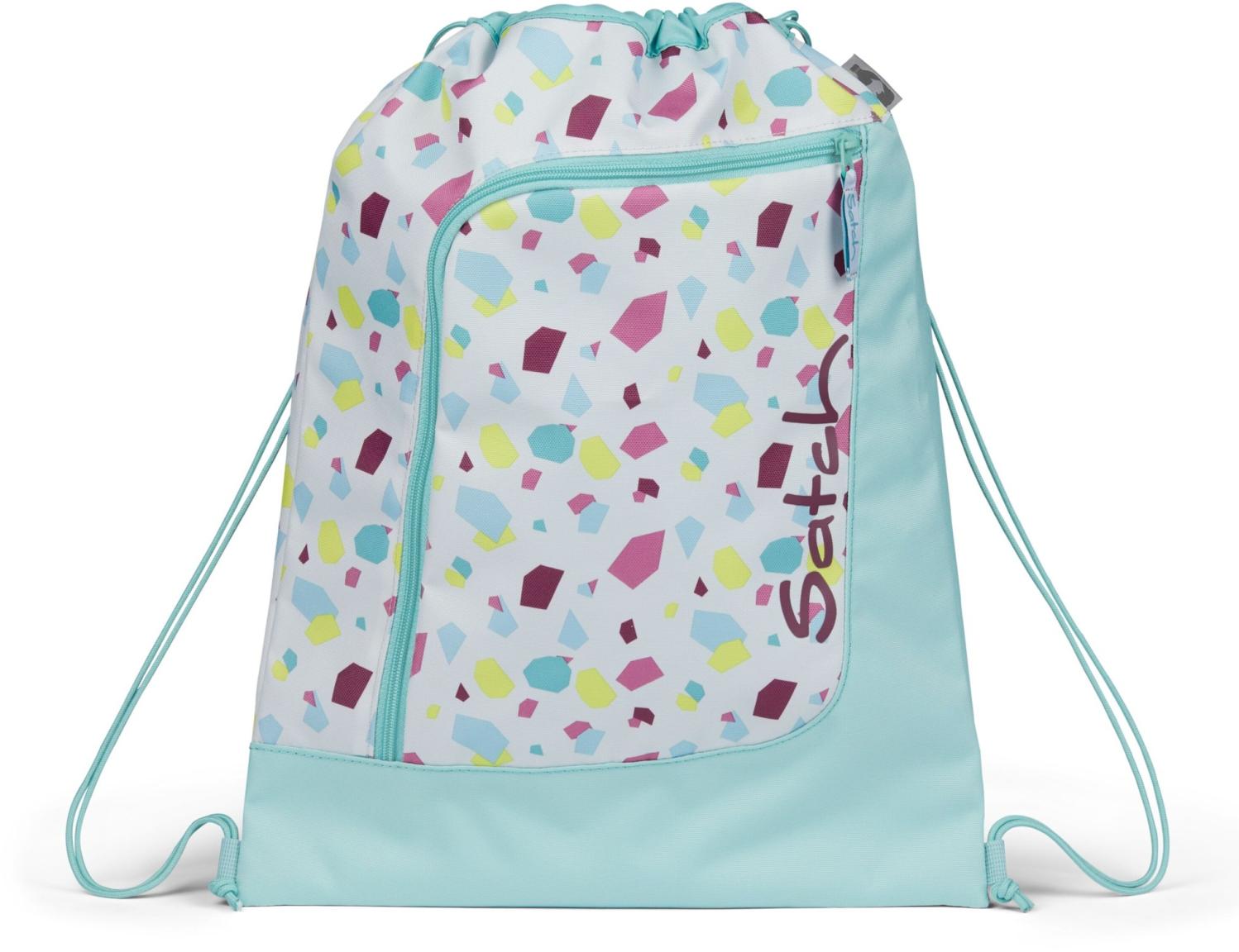 Satch Freizeitrucksack Gymbag Dreamy Mosaic bunt blau grün Drawstring