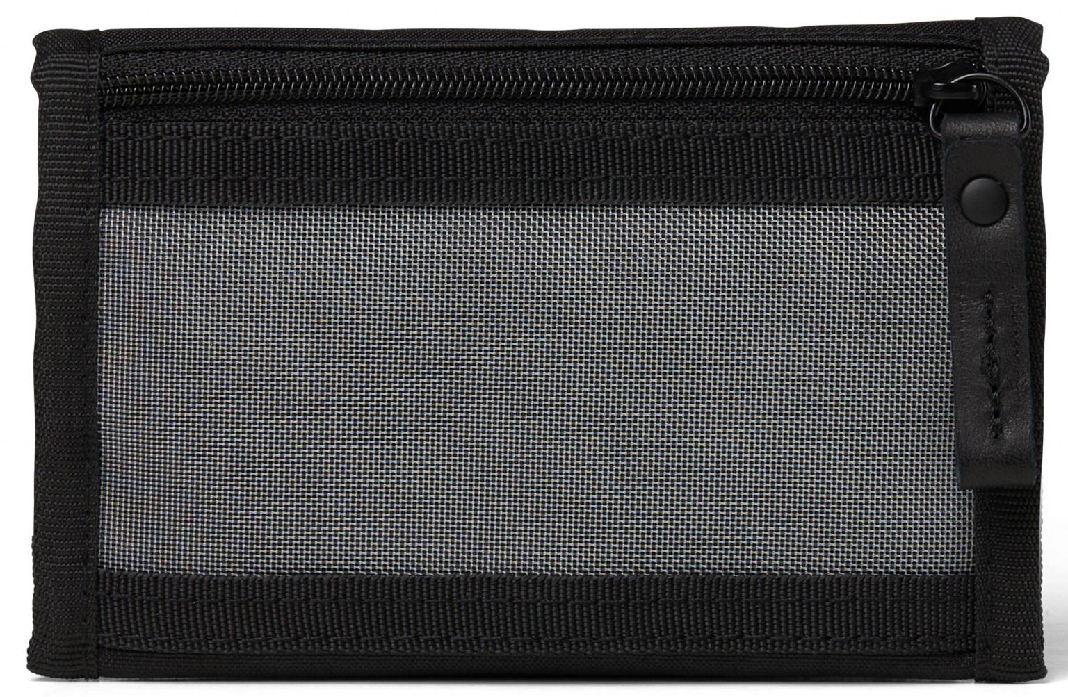 Satch Geldbeutel Nordic Black Lederzipper klassisch