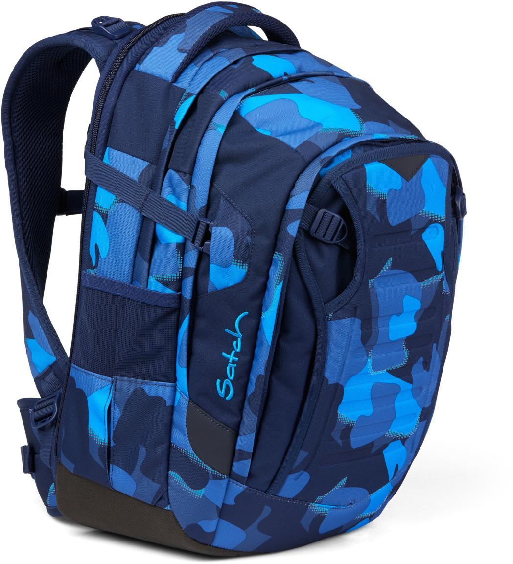 Satch Match mitwachsende Schultasche blau Camouflage Troublemaker