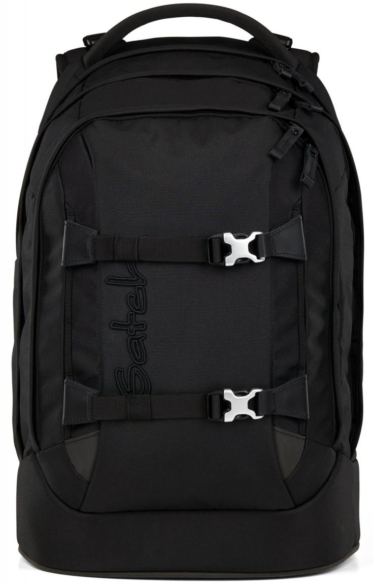 Satch Pack Büchertasche Nordic Black recycelt ergonomisch schwarz Swap