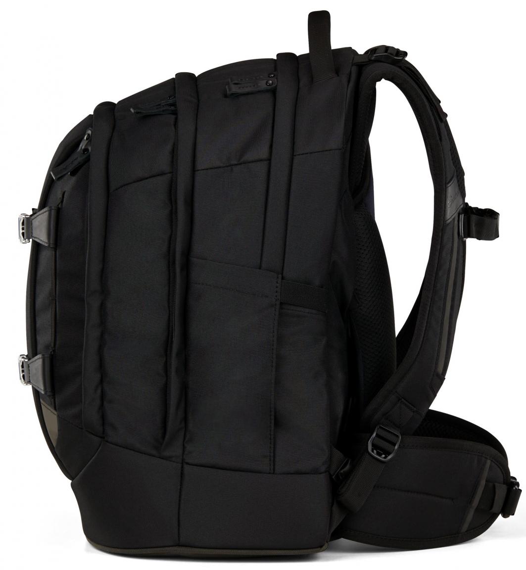 Satch Pack Büchertasche Nordic Black recycelt ergonomisch schwarz Swap