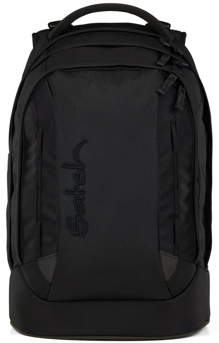 Satch Pack Büchertasche Nordic Black recycelt ergonomisch schwarz Swap
