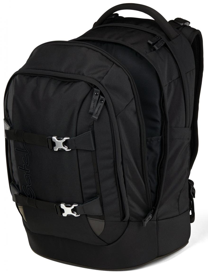 Satch Pack Büchertasche Nordic Black recycelt ergonomisch schwarz Swap