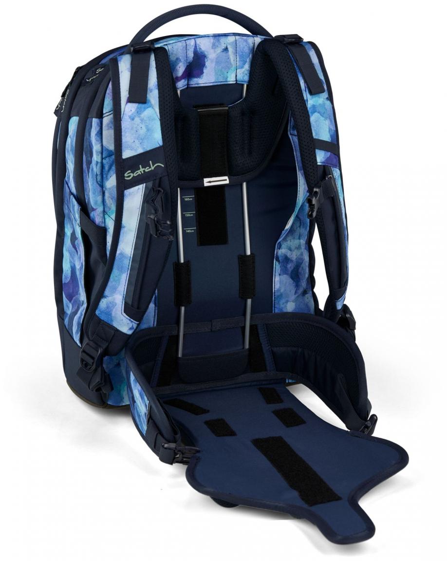 Satch Pack Büchertasche Nordic Black recycelt ergonomisch schwarz Swap