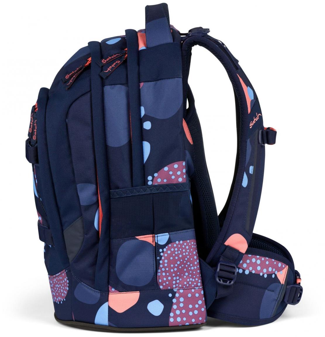 Satch Pack Coral Reef dunkelblau bunt Schulrucksack Ready to Swap