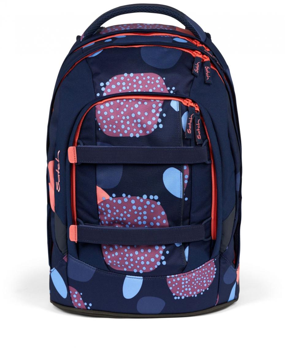 Satch Pack Coral Reef dunkelblau bunt Schulrucksack Ready to Swap