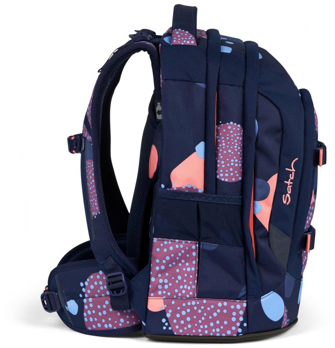 Satch Pack Coral Reef dunkelblau bunt Schulrucksack Ready to Swap