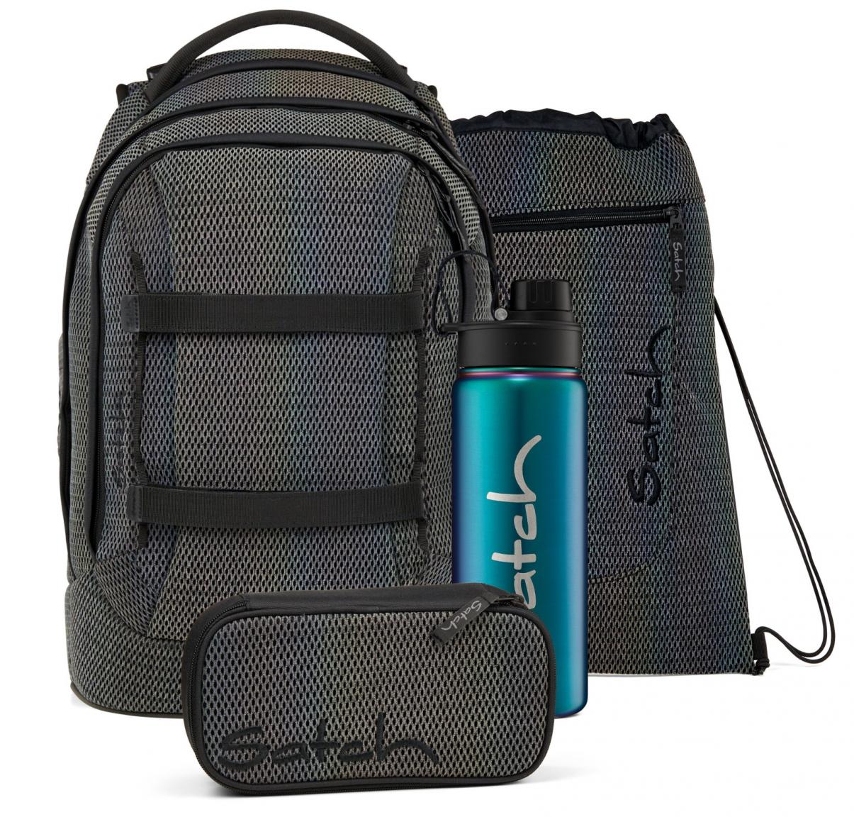 Satch Pack Hidden Rainbow Rucksackset reflektierend 4teilig