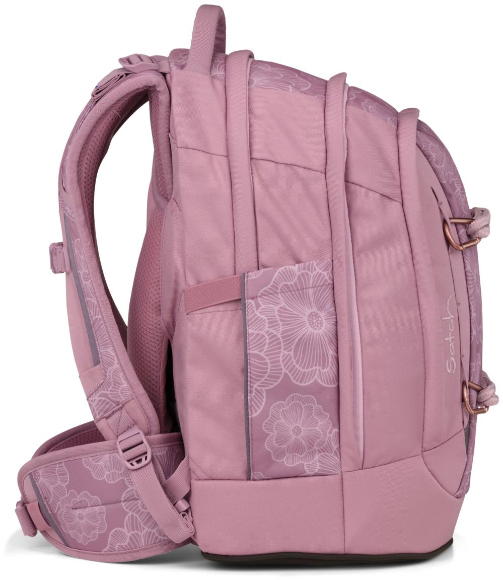 Satch Pack Magnolia Dream Blumenprint rosa Schulrucksack