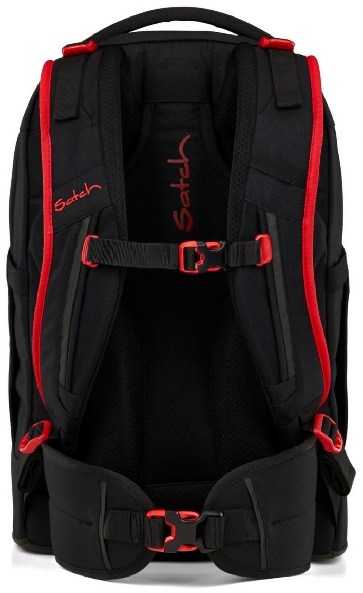 Satch Pack schwarz rot Fire Phantom Ready to Swap Rucksack
