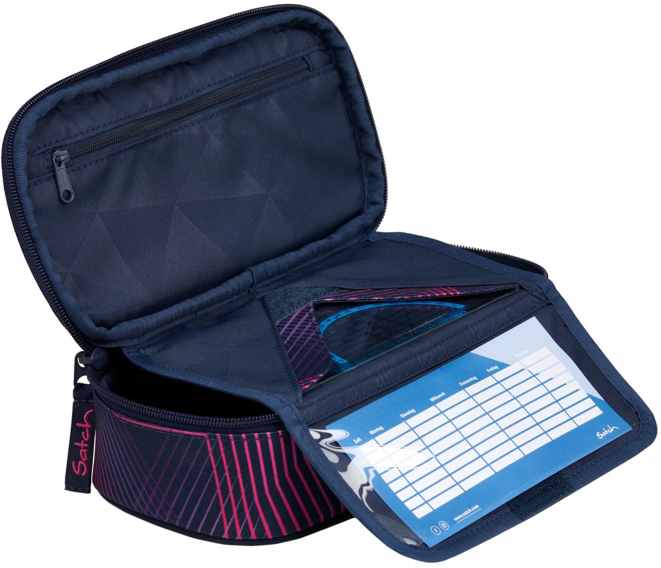 Satch Pencil Box Seismic Pink Pennal recycelt