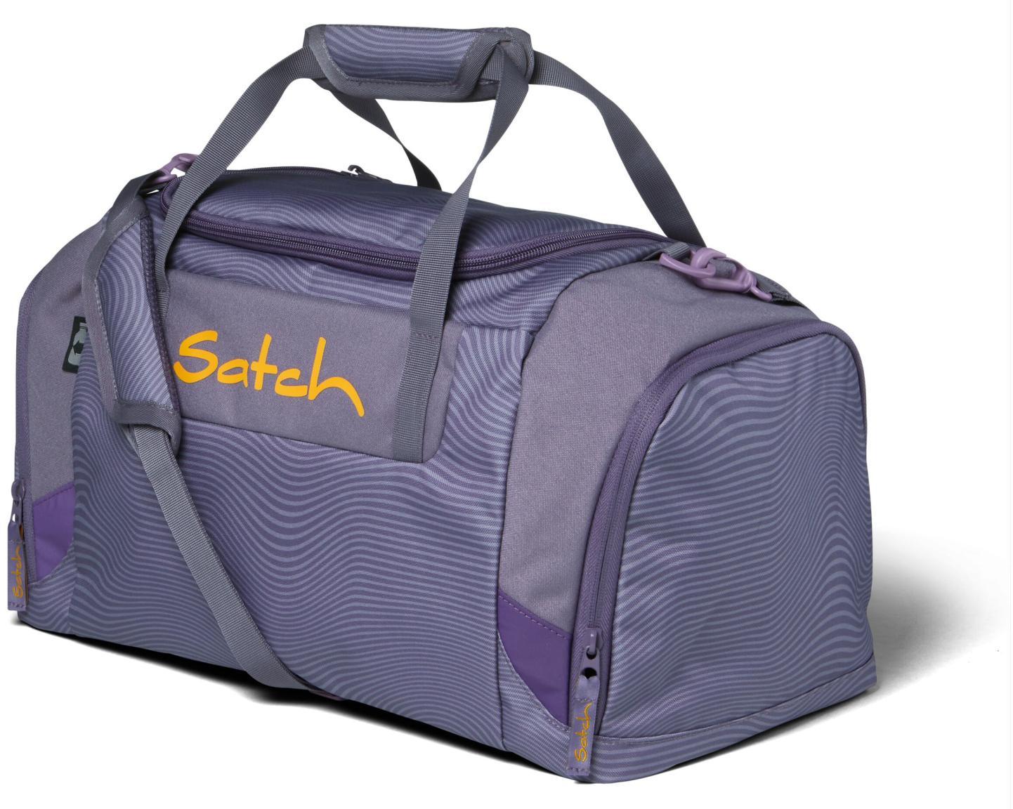 Satch Reisetasche Duffle Bag Mesmerize Moiré lila Wellenmuster