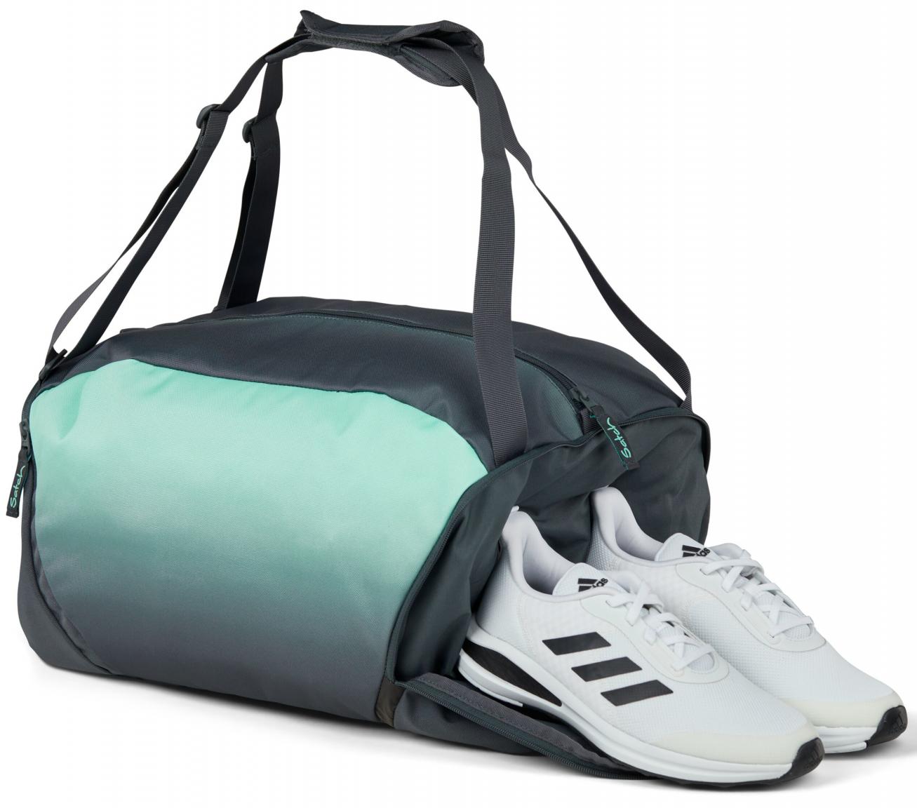 Satch Reisetasche klassisch schwarz Blackjack Sport kompakt