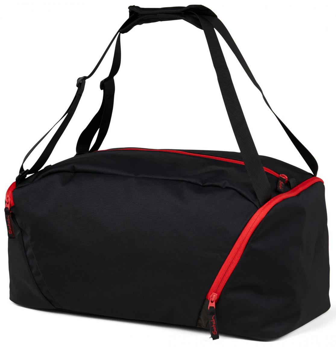 Satch Reisetasche schwarz Fire Phantom rot Sport