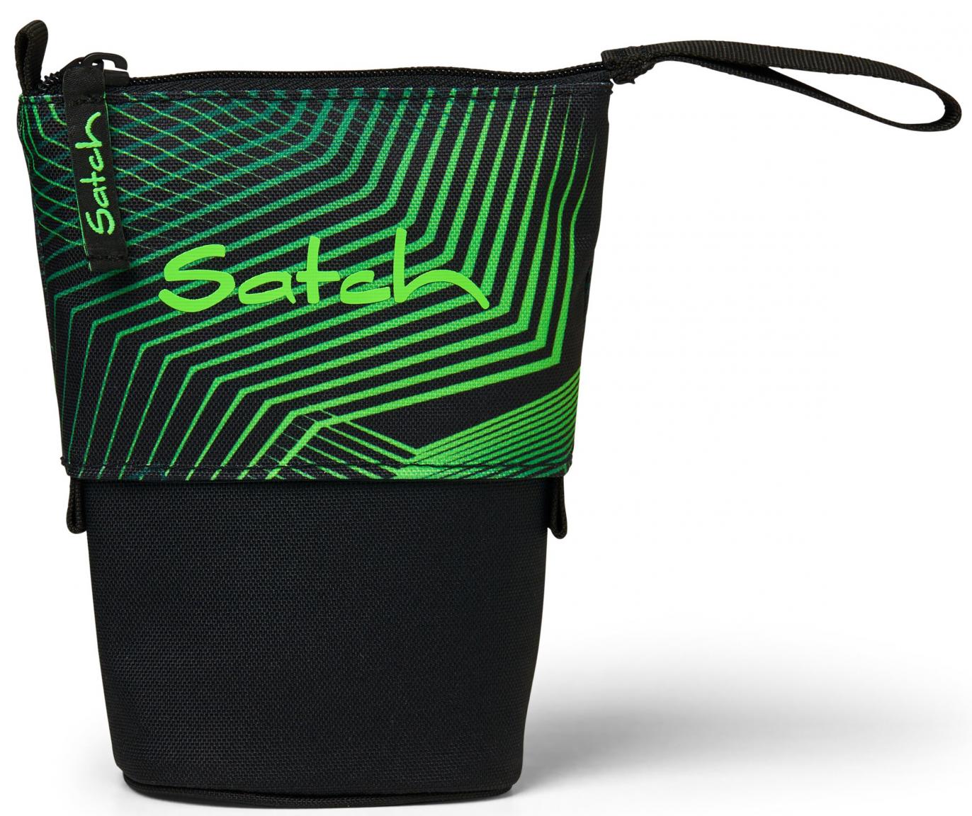 Satch Seismic Green Pennal Stifte recycelt schwarz grün