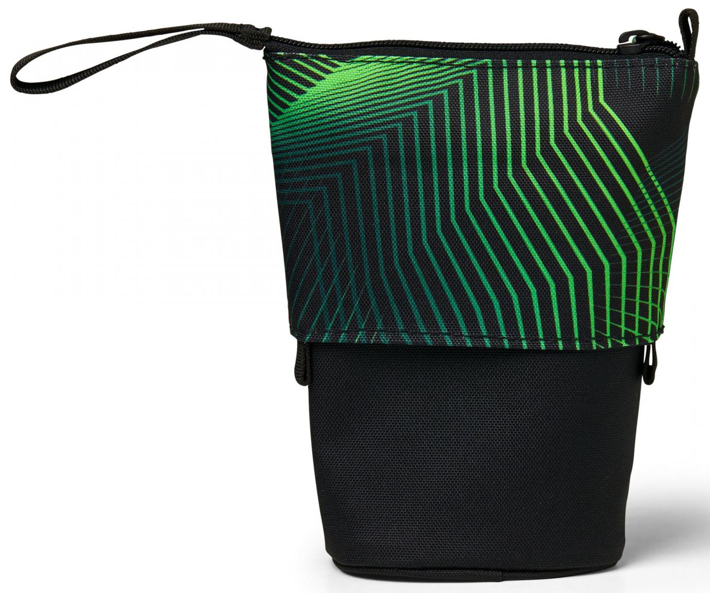 Satch Seismic Green Pennal Stifte recycelt schwarz grün