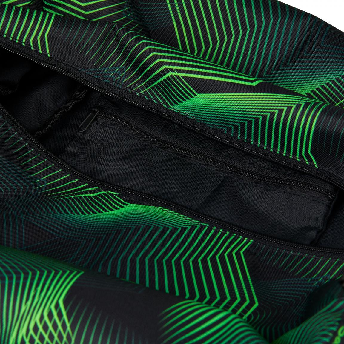 Satch Sporttasche schwarz Seismic Green recycelt Rucksack
