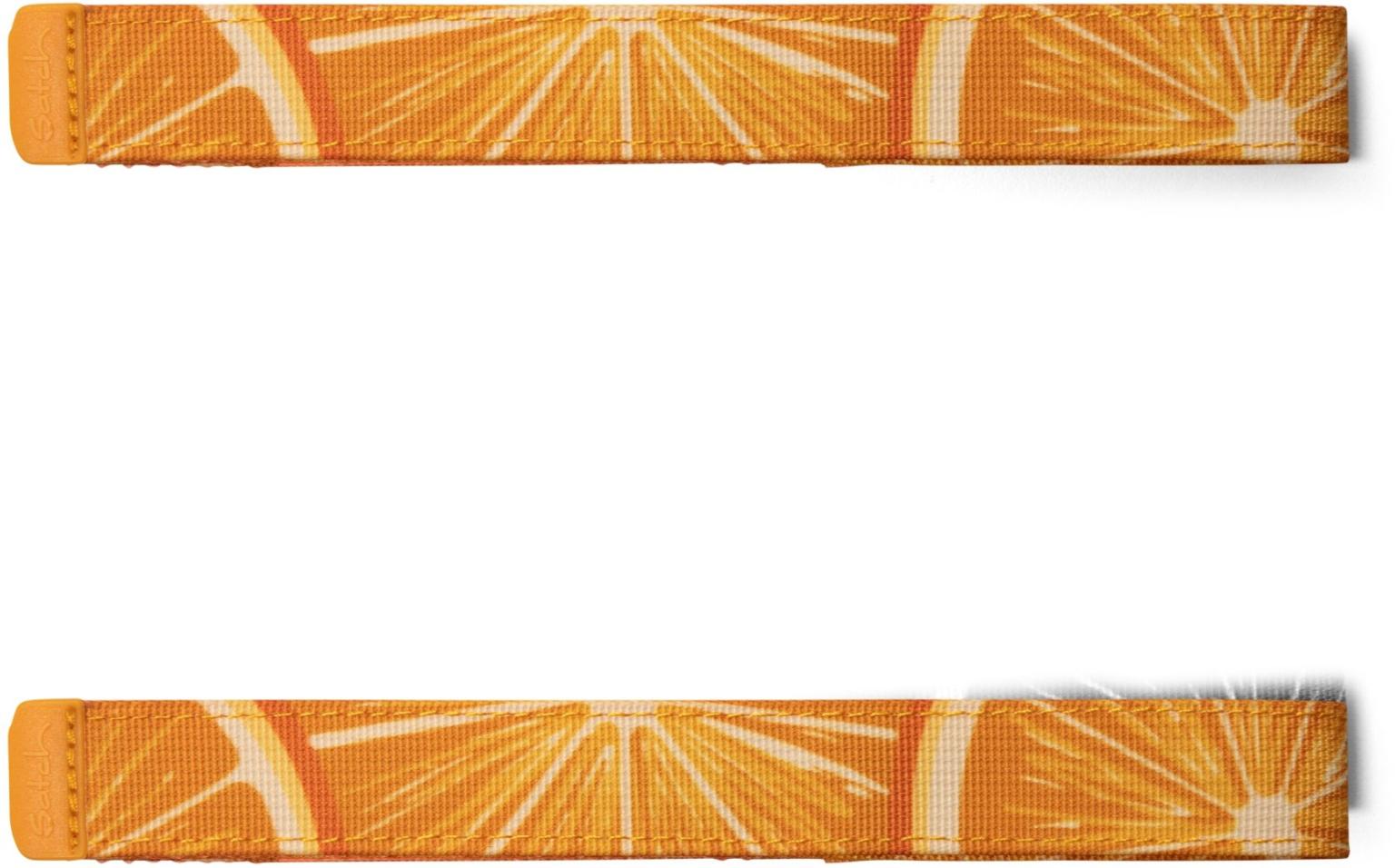 Satch Swaps Klettbänder Juicy Orange Knallfarbe individuell