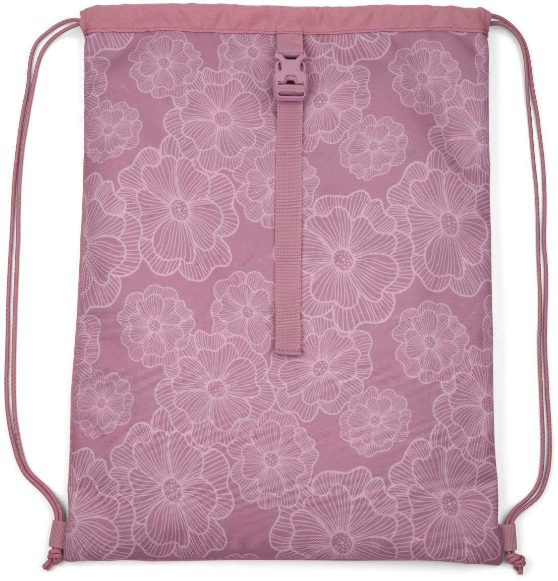 Satch Turnsackerl Magnolia Dream altrosa Blumenprint Drawstring