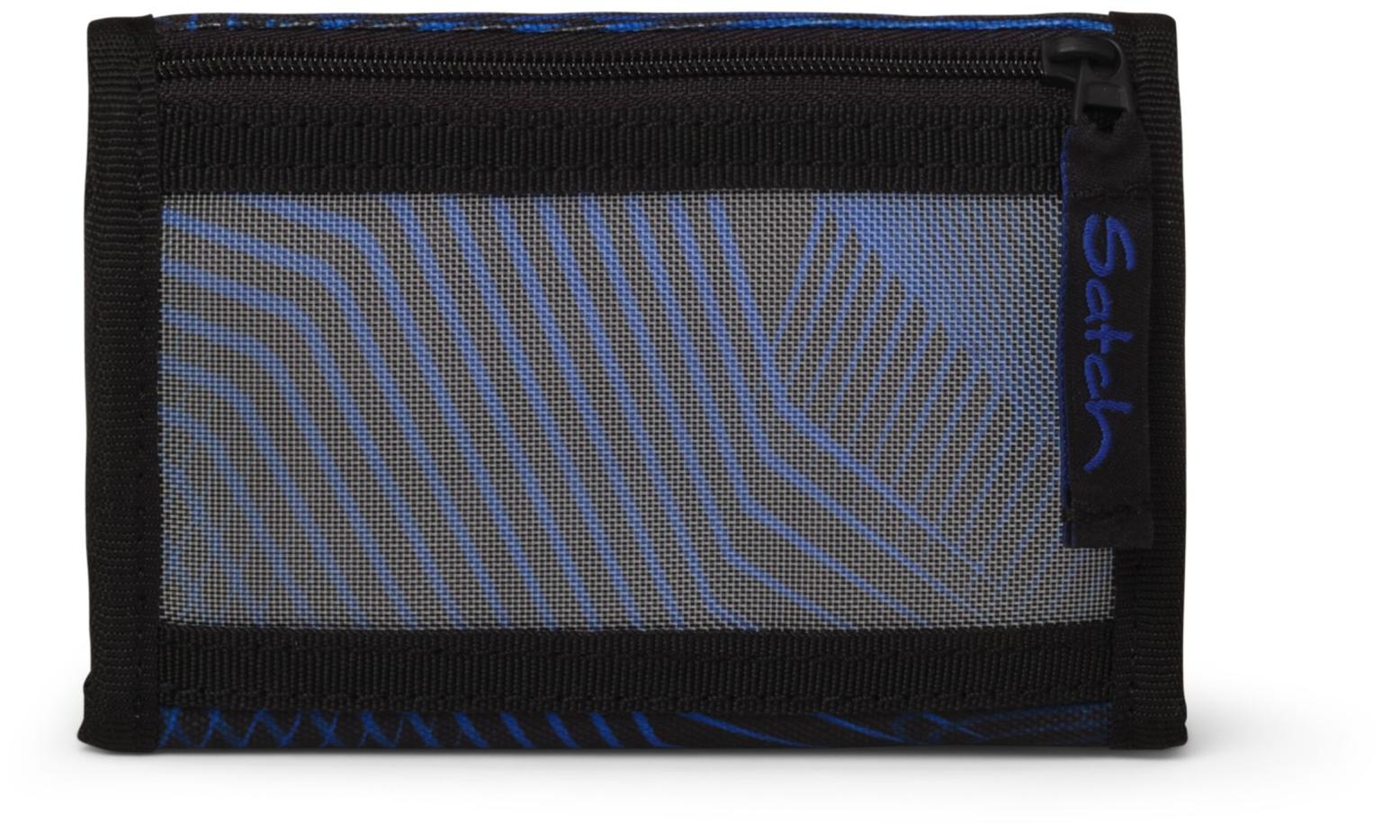 Satch Wallet Sesimic Blue Kindergeldbörse schwarz blau Print