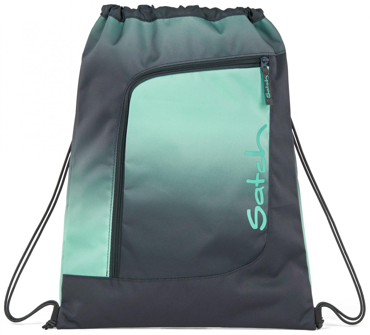 Satch kleiner Freizeitbeutel Gradient Mint grau Farbverlauf