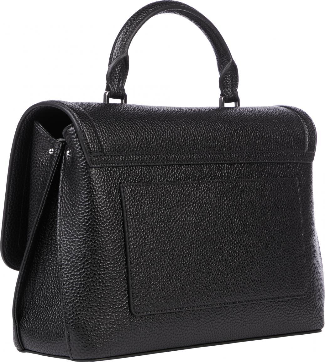 Satchel Calvin Klein Top Flap Black Überschlag