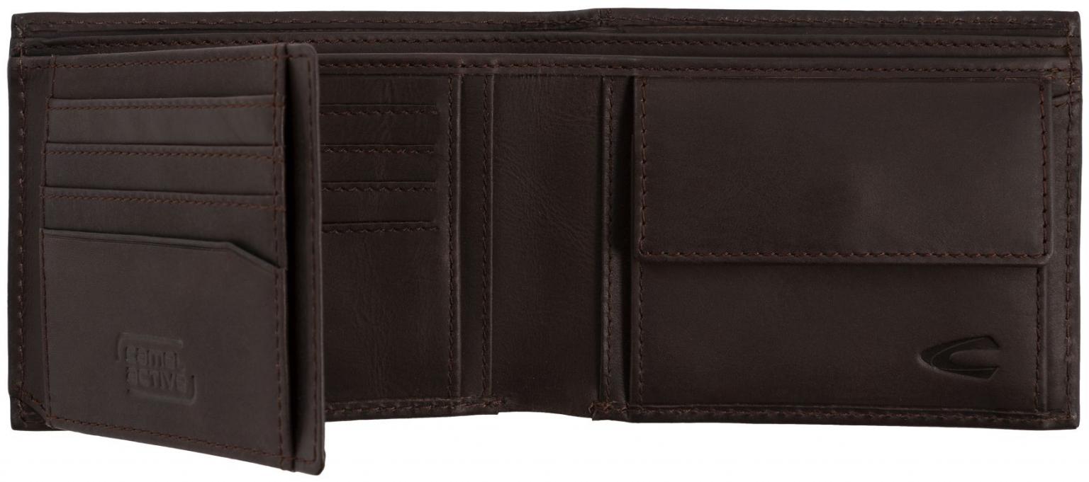Scheinbörse Herren Camel Active Thai Rindsleder Braun matt