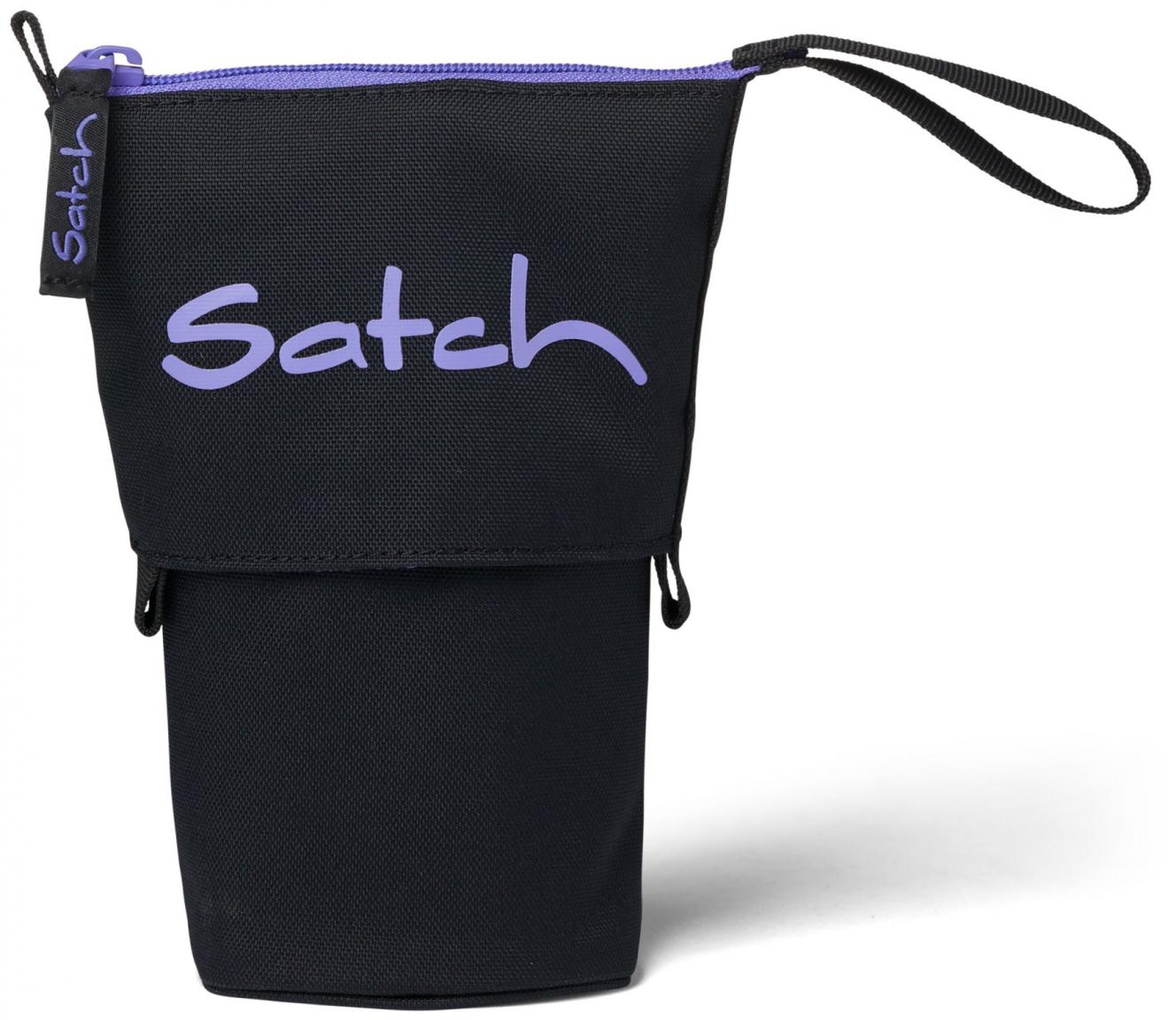 Schlamperpennal schwarz lila Purple Phantom Satch Pencil Slider