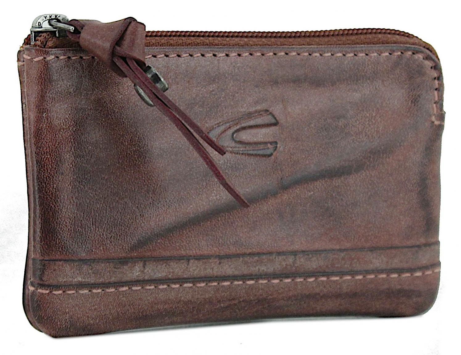 Schlüsseltasche Sullana M Rotbraun Camel Active Vintageleder