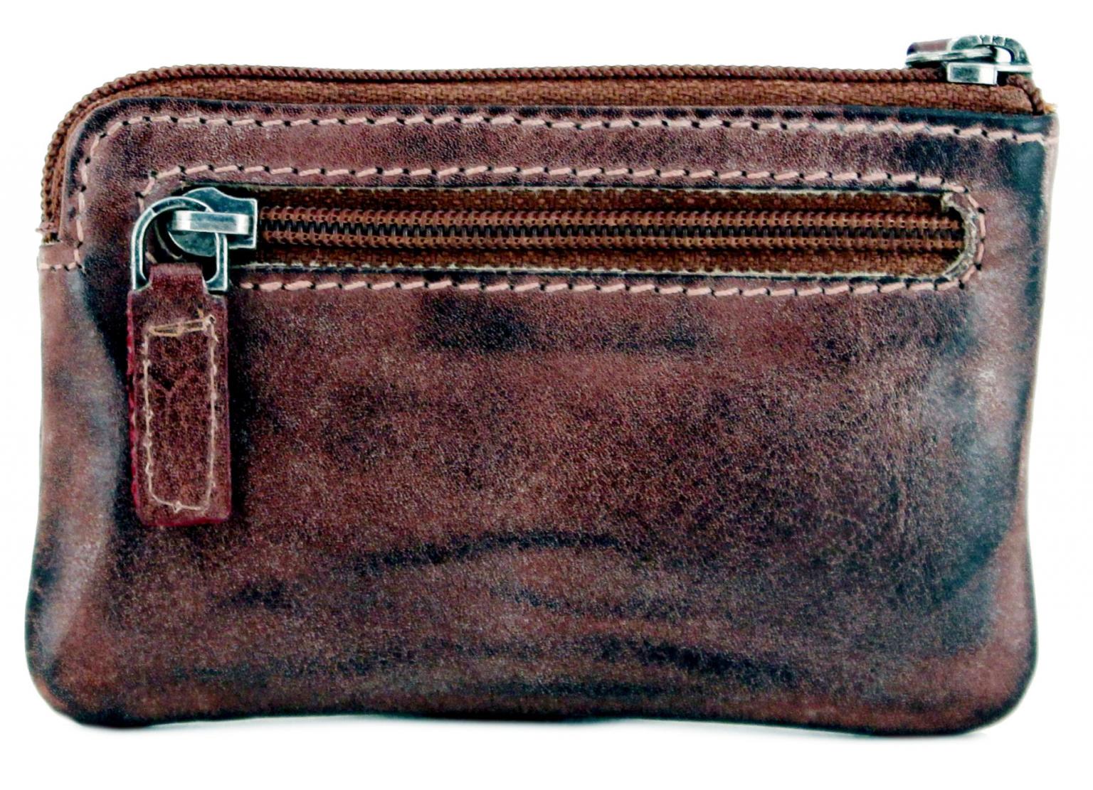Schlüsseltasche Sullana M Rotbraun Camel Active Vintageleder