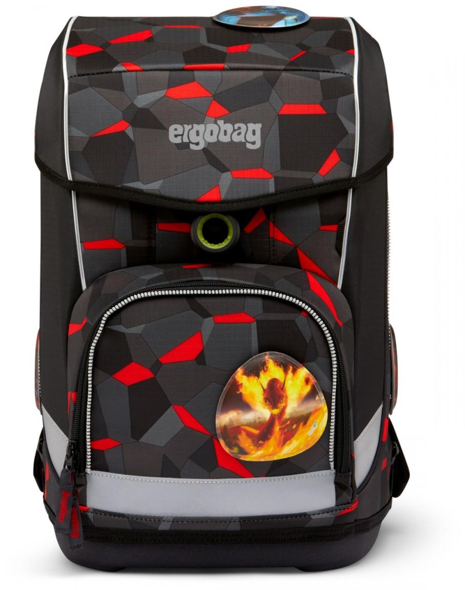 Schülerset 6-teilig Ergobag Cubo Light TaekBärdo Ninja Drachen