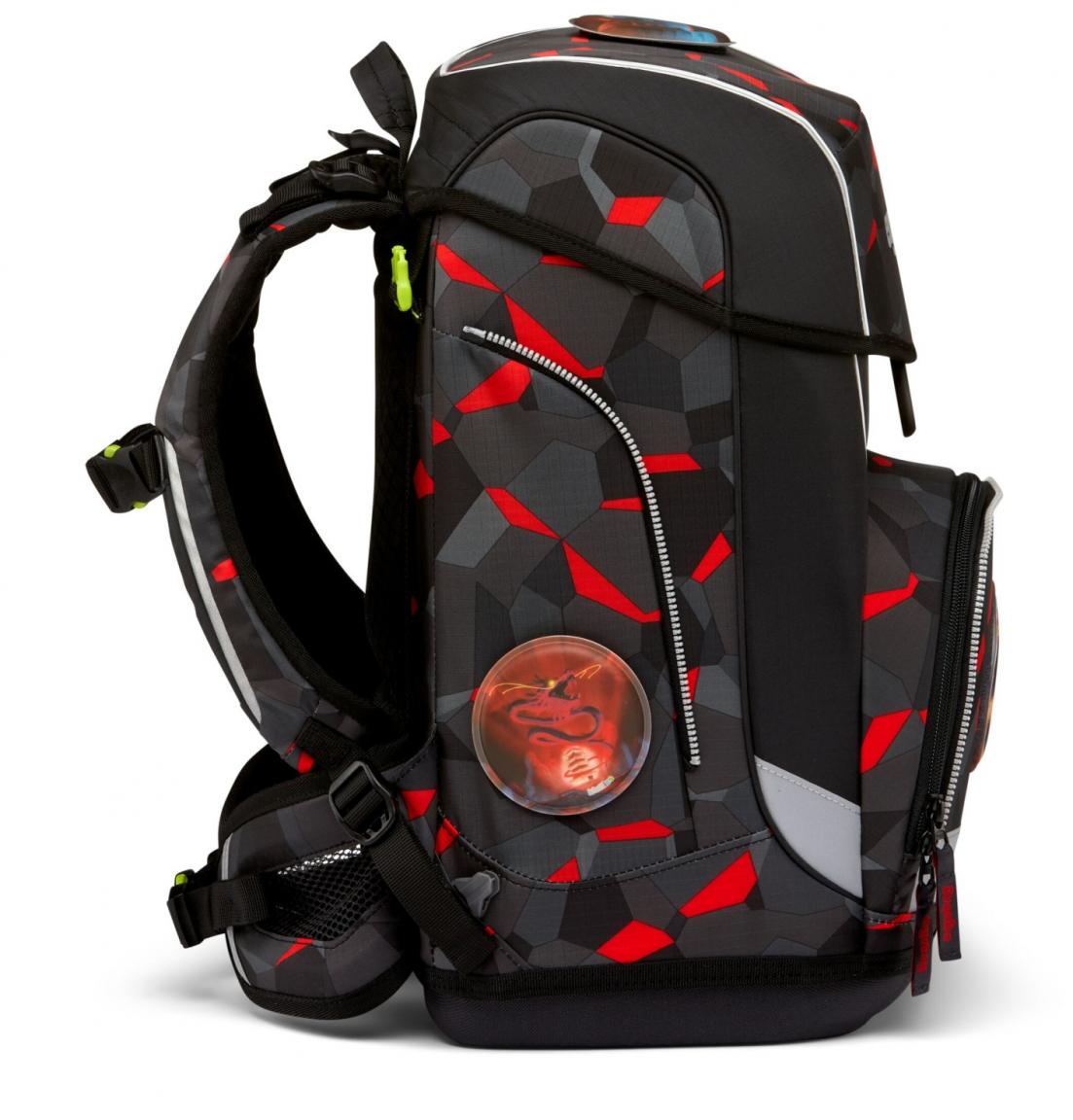 Schülerset 6-teilig Ergobag Cubo Light TaekBärdo Ninja Drachen