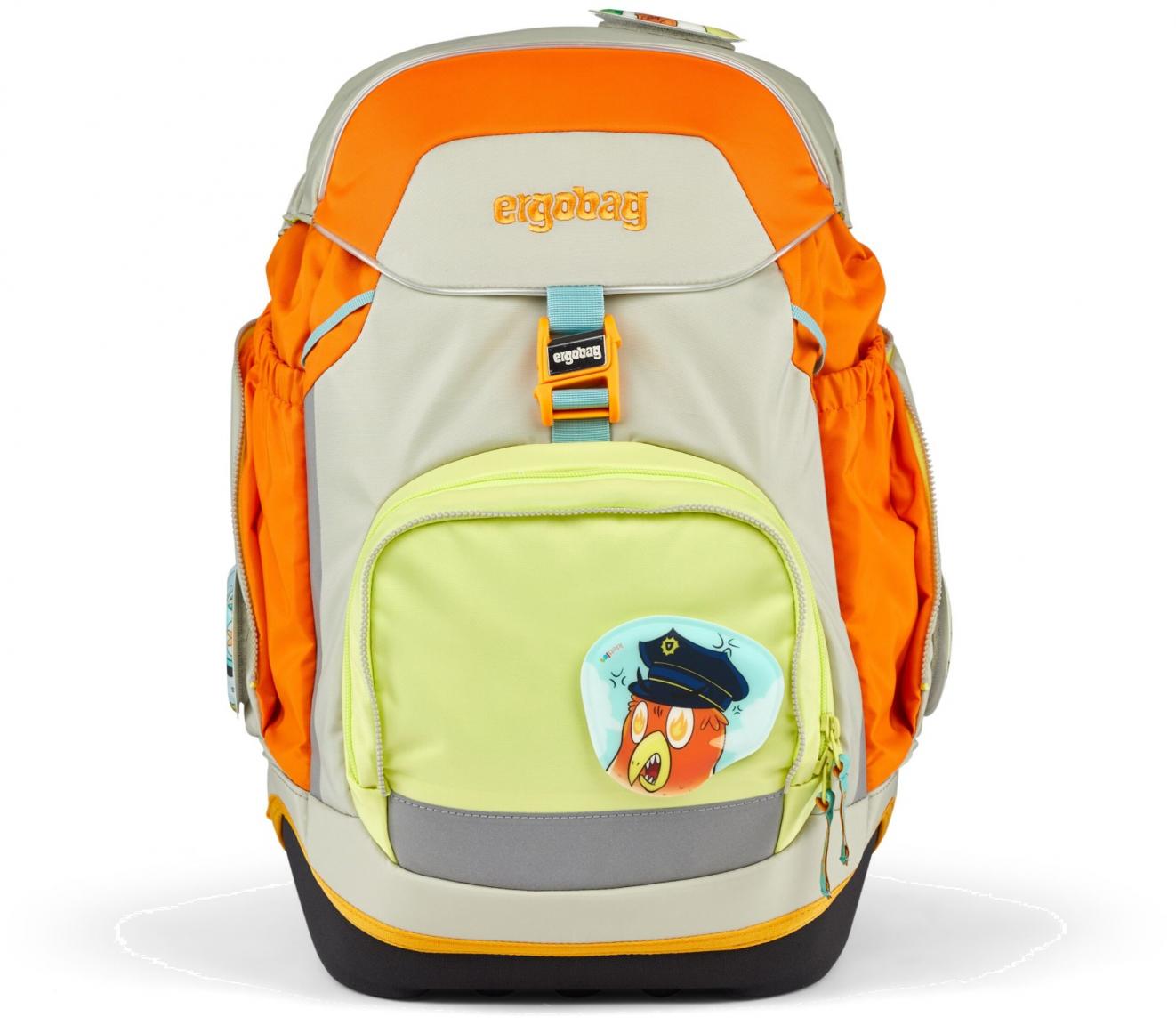 Schülerset Ergobag Pack StadtBärwohner beige bunt Comic Adventure