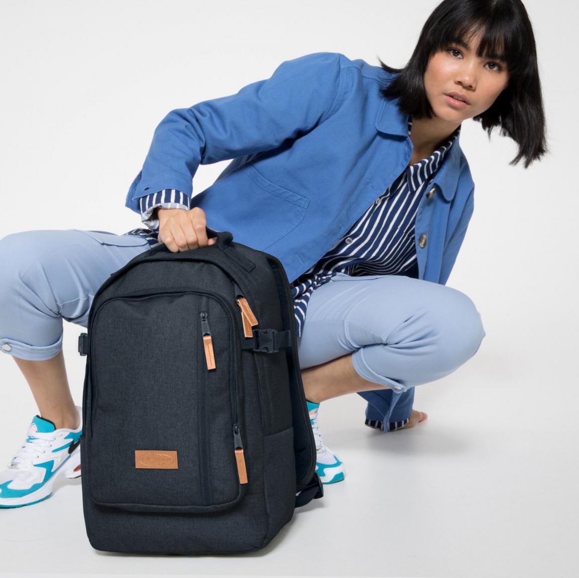 Schul Backpack Eastpak Smallker CS Triple blau Jeans