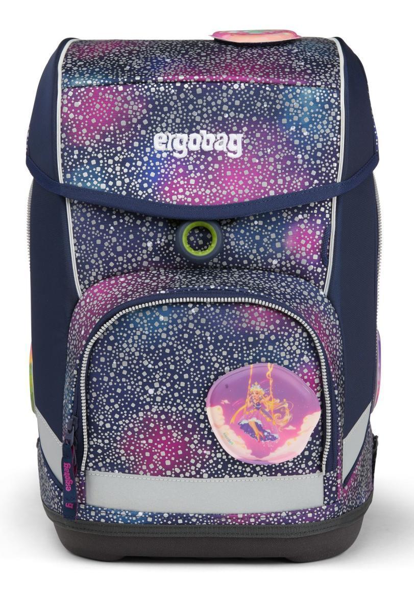 Schulranzen-Set reflektierender Print Sportbeutel Pennal ergobag cubo Bärlaxy