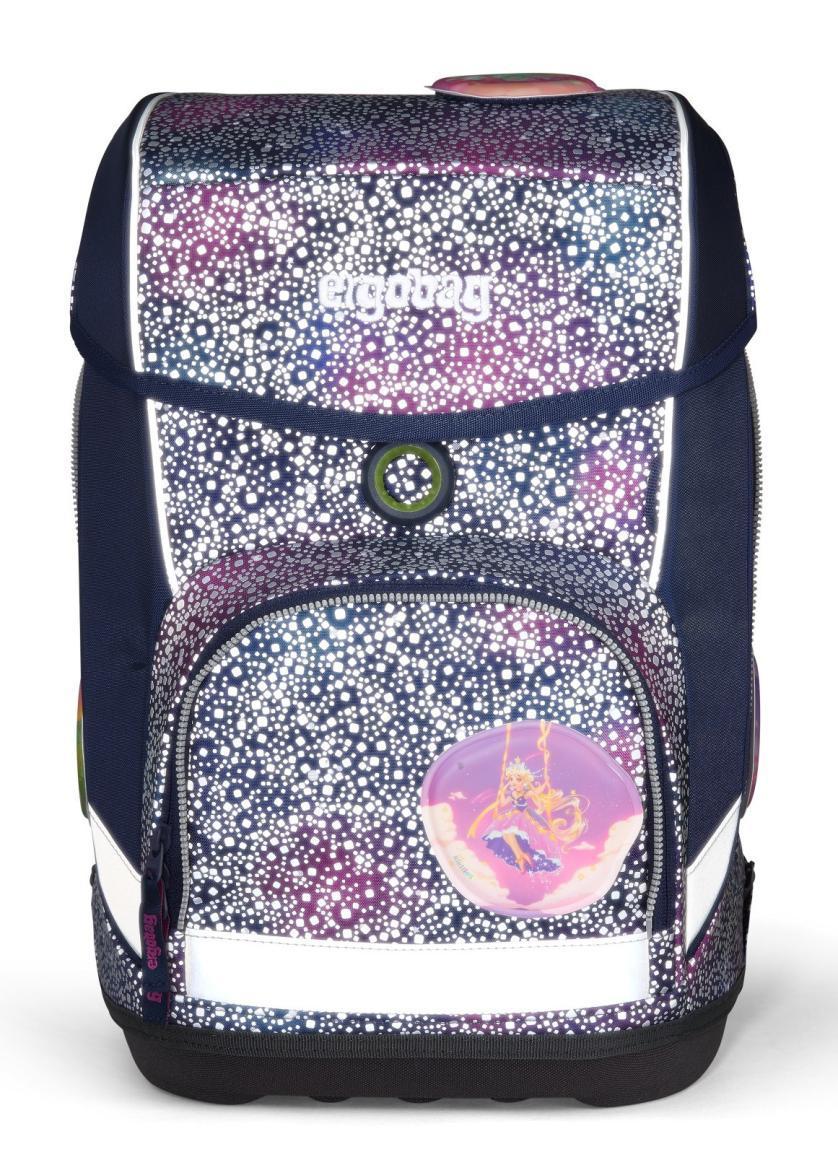 Schulranzen-Set reflektierender Print Sportbeutel Pennal ergobag cubo Bärlaxy