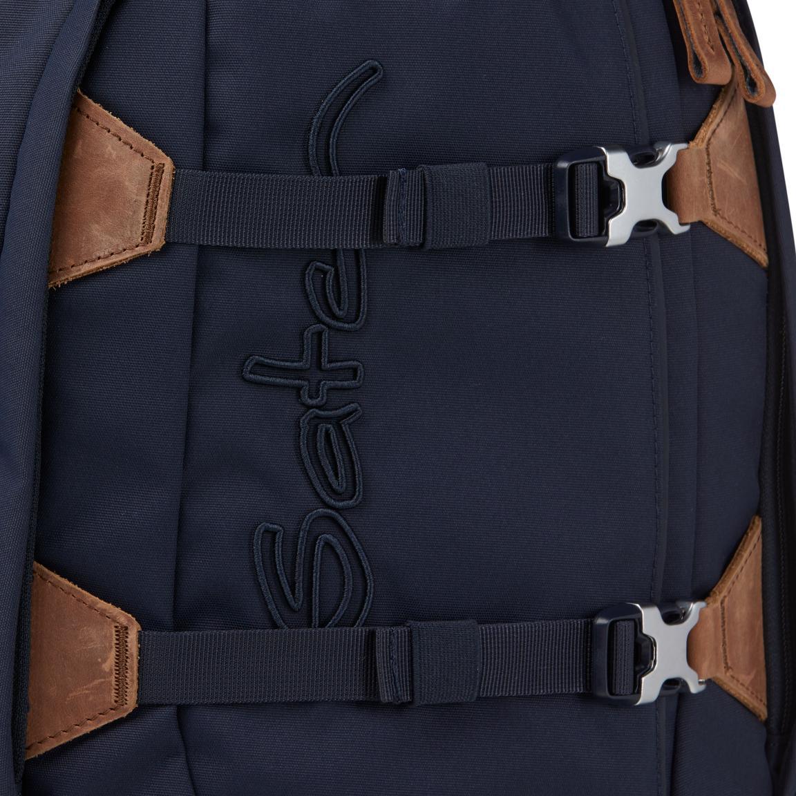 Schulranzen dunkelblau verstellbar Satch Pack Nordic Blue recycled