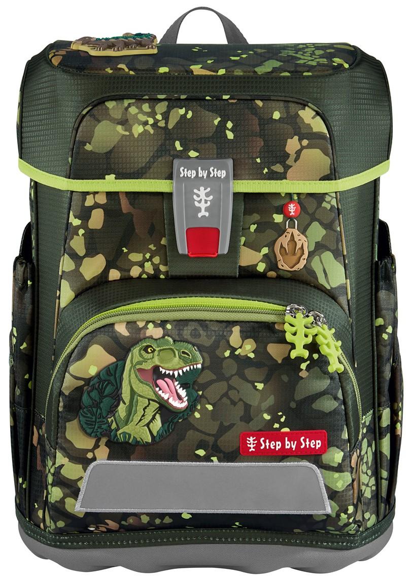 Schulranzenset Step by Step Cloud Dino Torex grün Dinosaurier