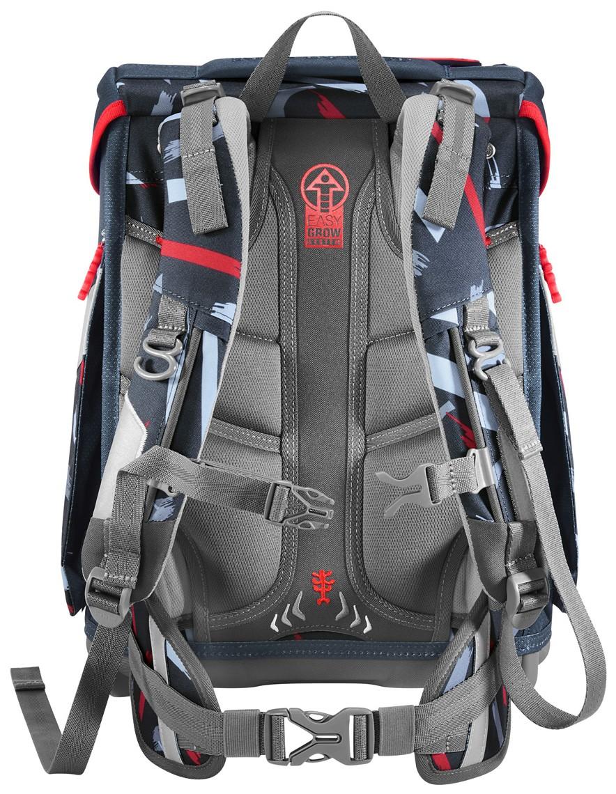 Schulrucksack Komplettset grau rot Auto Step by Step Sports Car Mick