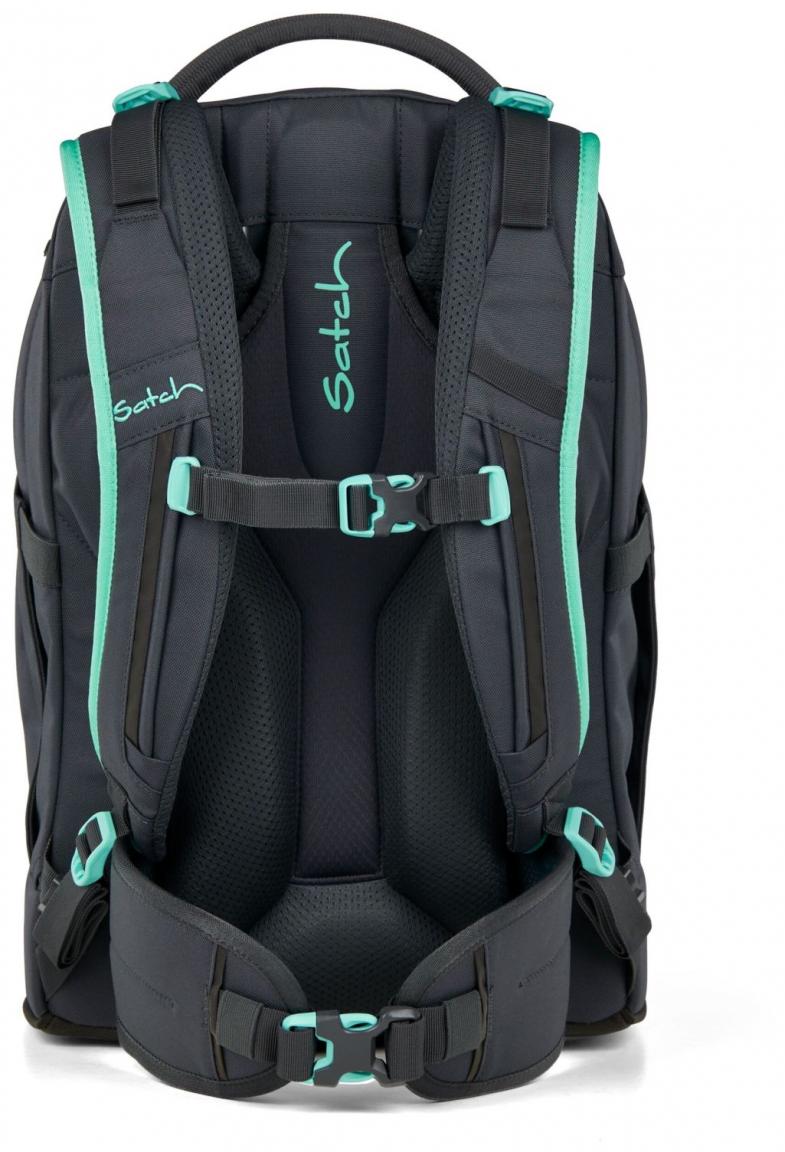 Schulrucksack Mint Phantom dunkelgrau Satch Pack Swap Reflektor