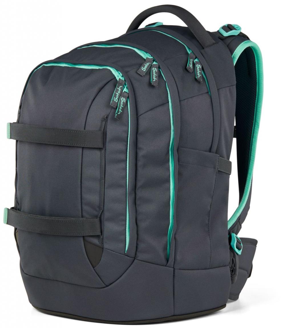 Schulrucksack Mint Phantom dunkelgrau Satch Pack Swap Reflektor